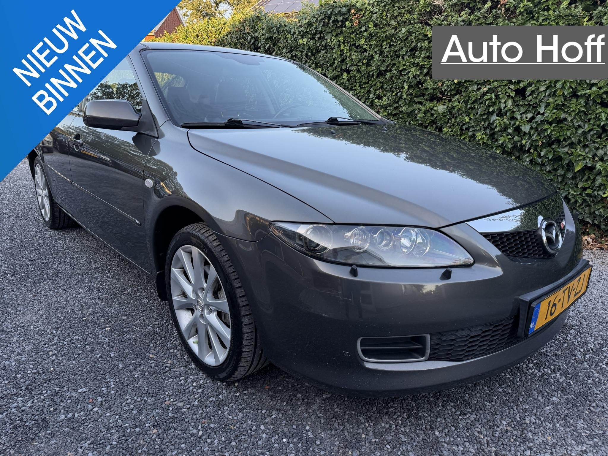 Mazda 6 Sport 2.3i GT-M | Leer | Navi | Xenon | Camera | Aut, Voorwielaandrijving, Gebruikt, 2261 cc, Bedrijf