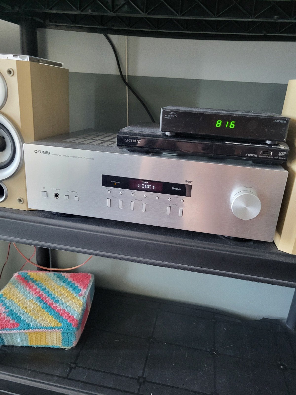 Yamaha rs 202 dab plus versterker, Audio, Tv en Foto, Versterkers en Receivers, Ophalen, Zo goed als nieuw, Yamaha