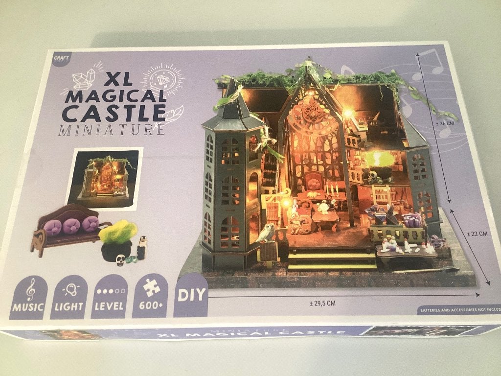 Crafts & Co XL Magical Castle miniatuur, Overige thema's, Nieuw, Meerkleurig, Ophalen of Verzenden
