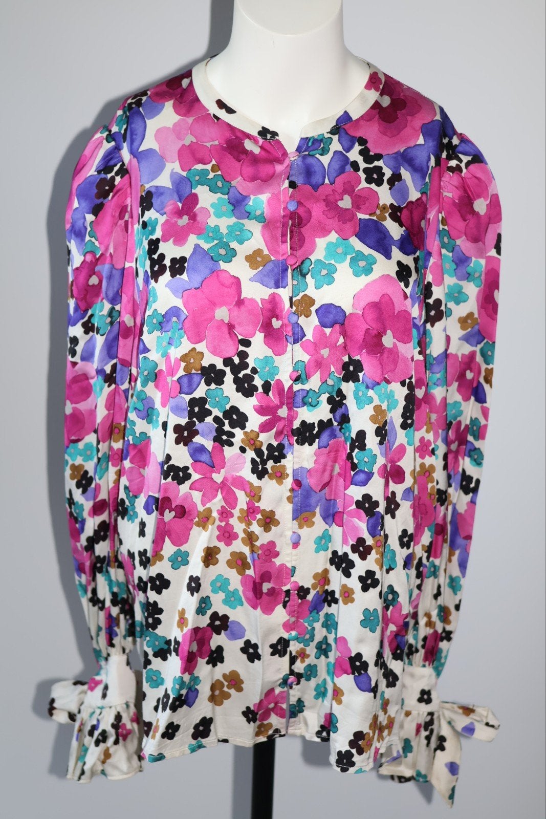 Fabienne Chapot vrolijke blouse maat 38 / M, Meerkleurig, NL, Fabienne Chapot, Ophalen of Verzenden