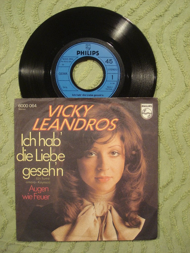 Vicky Leandros 7" Vinyl Single: ‘Ich hab die Liebe geseh’n’, Ophalen of Verzenden, Zo goed als nieuw, 7 inch, Pop