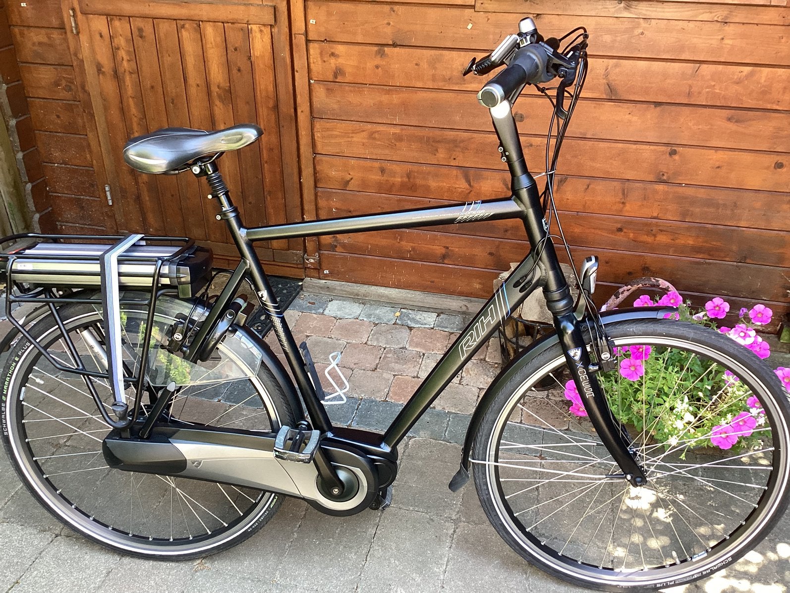 RIH  X-OMEGA electrische herenfiets, 59 cm of meer, Ophalen, Gebruikt, Overige merken