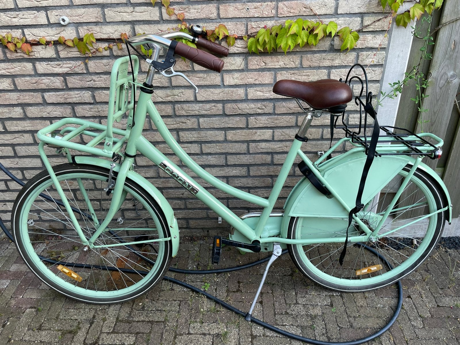 Popal Daily Dutch 26 inch Transportfiets, Fietsen en Brommers, Fietsen | Dames | Damesfietsen, Gebruikt, Velgrem, Versnellingen