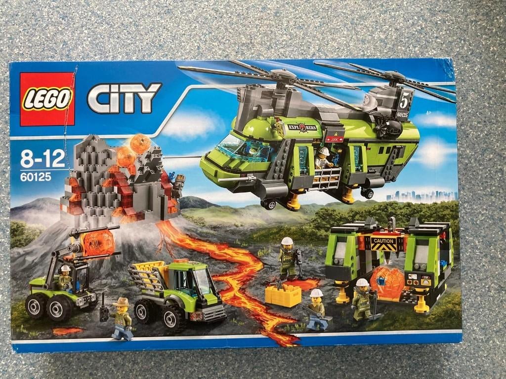 Lego City Volcano Heavy-lift Helicopter 60125, Kinderen en Baby's, Speelgoed | Duplo en Lego, Nieuw, Lego, Complete set, Ongeopend/sealed