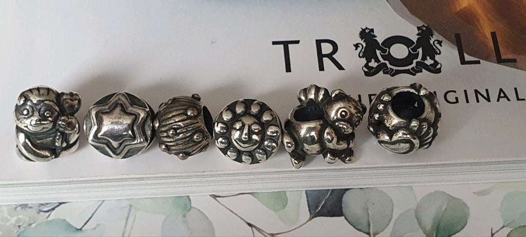 LEUKE Zilveren Beads Van Trollbeads  (19,50 euro per stuk), Ophalen of Verzenden, Zo goed als nieuw, Trollbeads, 1 bedel
