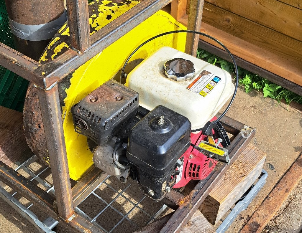 Honda Moterblok GX160 met bladzuiger, Ophalen, Gebruikt, Benzinemotor, 1800 rpm of meer