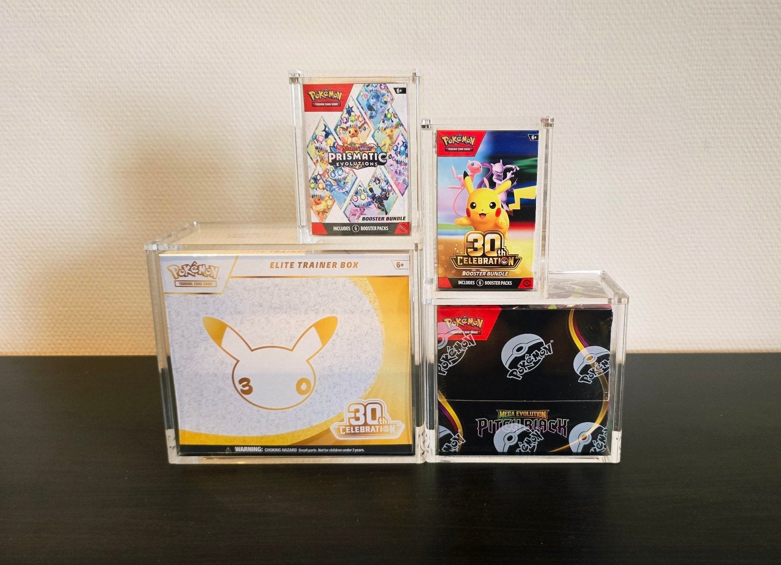 Pokemon! ETB, BB & BoosterBundel Acrylic! Zie Omschrijving!, Ophalen of Verzenden, Nieuw, Overige typen, Foil