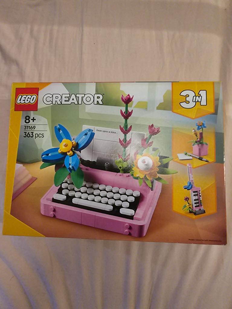 LEGO Creator 3in1 Typemachine met bloemen (31169), Ophalen, Zo goed als nieuw