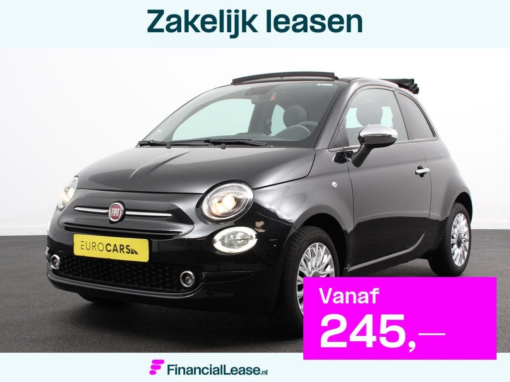 Fiat 500 C 1.0 Hybrid Bellavita Navigatie Climate Control Ap, Voorwielaandrijving, Stof, Gebruikt, Euro 6