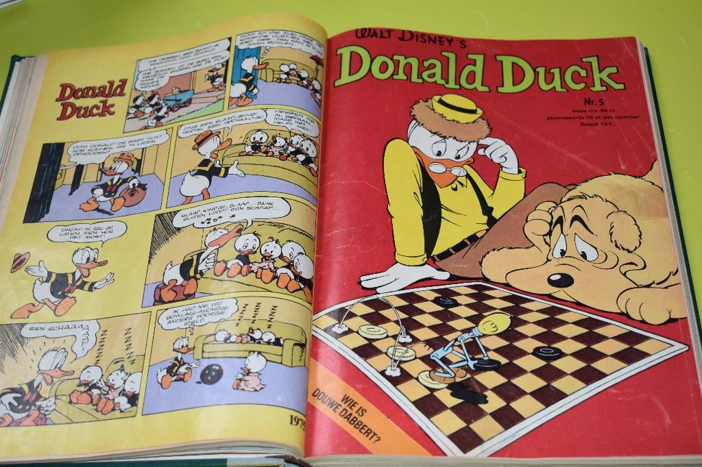 DONALD DUCK 1975 no 1 t/m 13 maart ingebonden-, Boeken, Stripboeken, Gelezen, Complete serie of reeks, Danald Duck, Ophalen of Verzenden