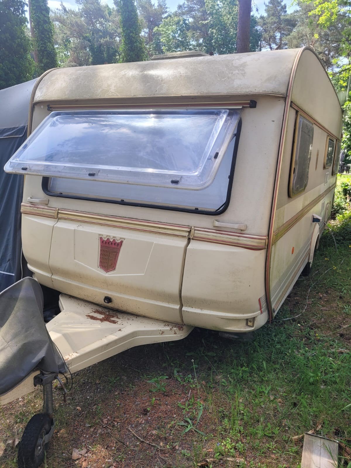 Tabbert Comtesse 540 uit 1995, Caravans en Kamperen, Caravans, Particulier, tot en met 4, 1000 - 1250 kg, Rondzit, Tabbert, 5 tot 6 meter