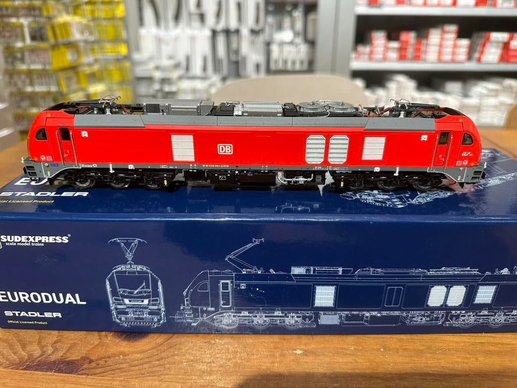 Sudexpress H0 S1592408 Eurodual 159 240 AC sound premiumline, Hobby en Vrije tijd, Modeltreinen | H0, Overige merken, -, -, Ophalen of Verzenden