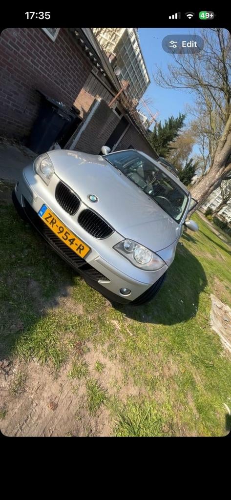 BMW 1-Serie 1.6 116I 2006 Grijs, Auto's, 1596 cc, Achterwielaandrijving, 4 cilinders, 635 kg