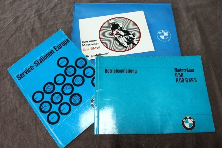 BMW R50 R60 R69S 1968 motorrad betriebs anleitung, Ophalen of Verzenden, BMW
