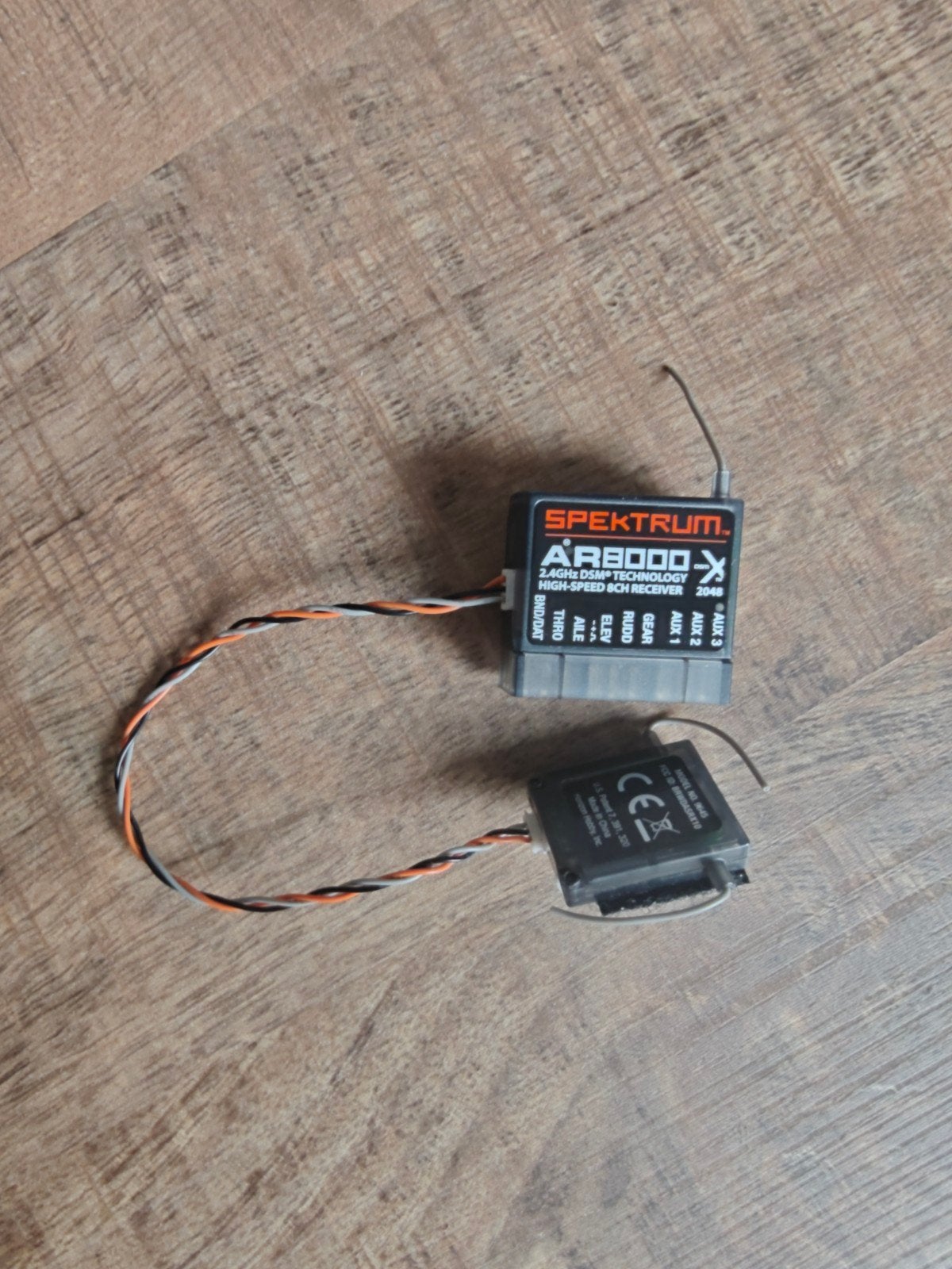 Spektrum AR8000 ontvanger met satelliet, Ophalen of Verzenden, Zo goed als nieuw