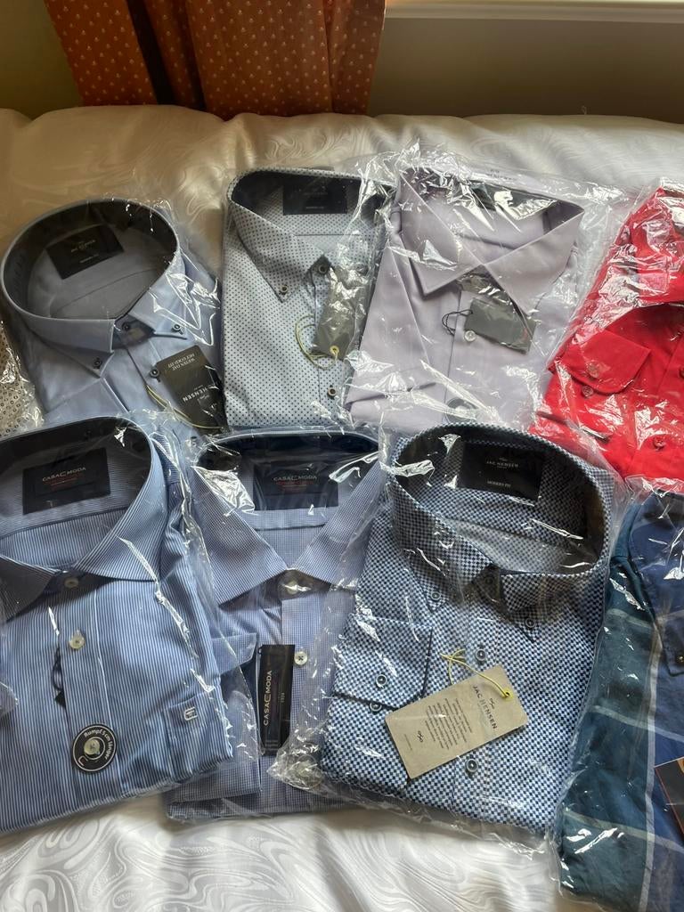 Kwaliteits herenoverhemden!!, Kleding | Heren, Overhemden, Ophalen of Verzenden, Nieuw, Overige kleuren, Halswijdte 41/42 (L)