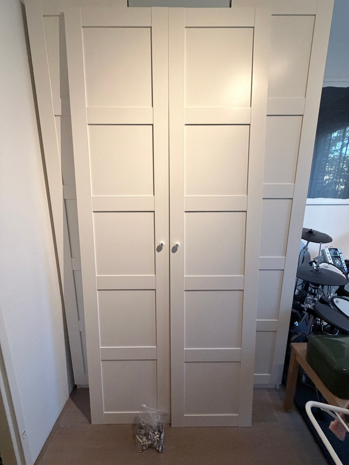 Ikea Pax BERGSBO 2-deuren 50x229 met scharnieren en greepjes, Ophalen, Gebruikt