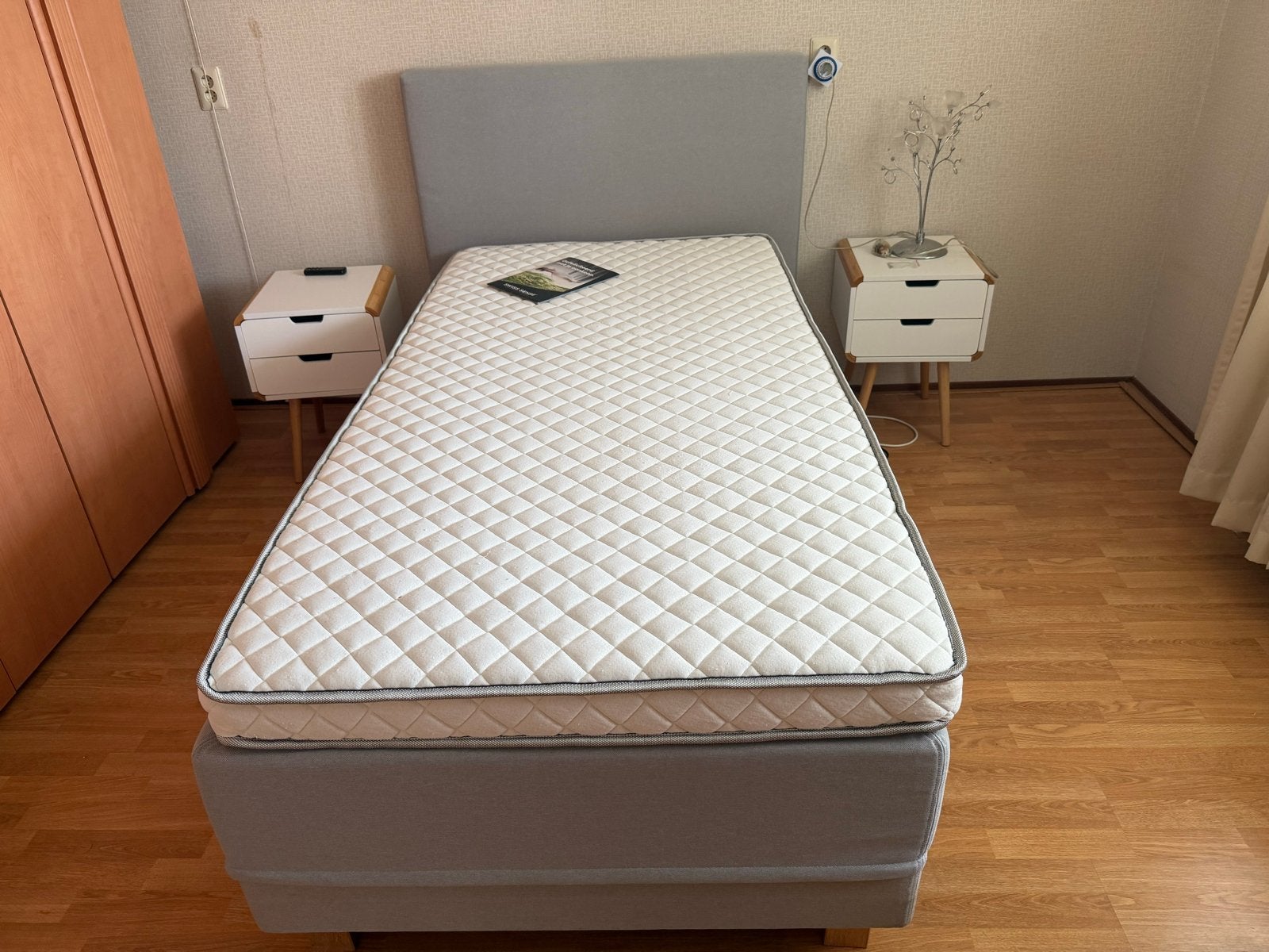 Swiss Sense Boxspring Lifestyle 300 Electro 100x200, Ophalen, Eenpersoons, 200 cm, Stof