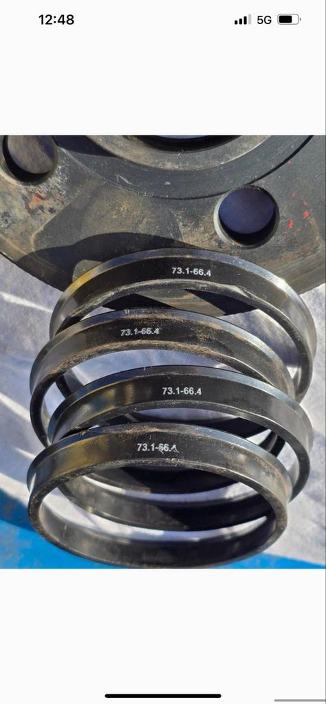 Spacers 5x100 VAG modellen - 15mm, Ophalen of Verzenden, Gebruikt