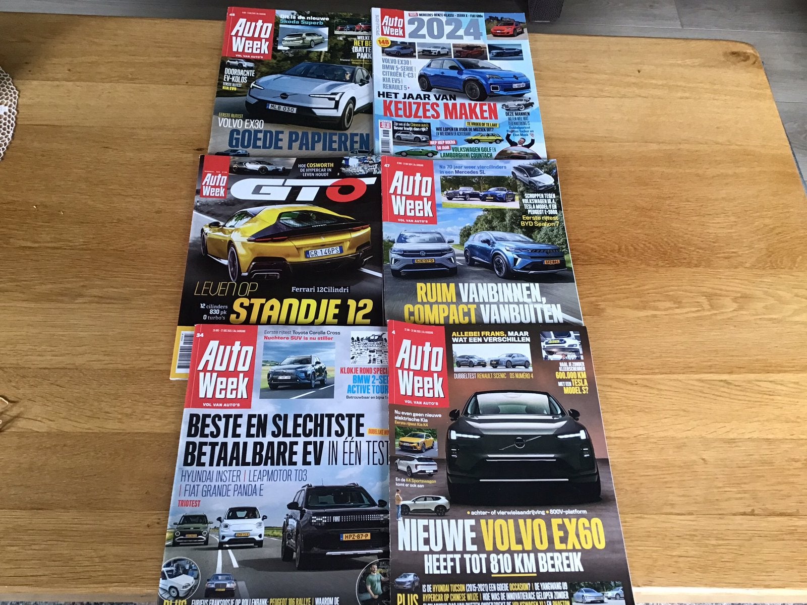 Auto week tijdschriten 6 stuks € 5,00, Ophalen of Verzenden, Zo goed als nieuw