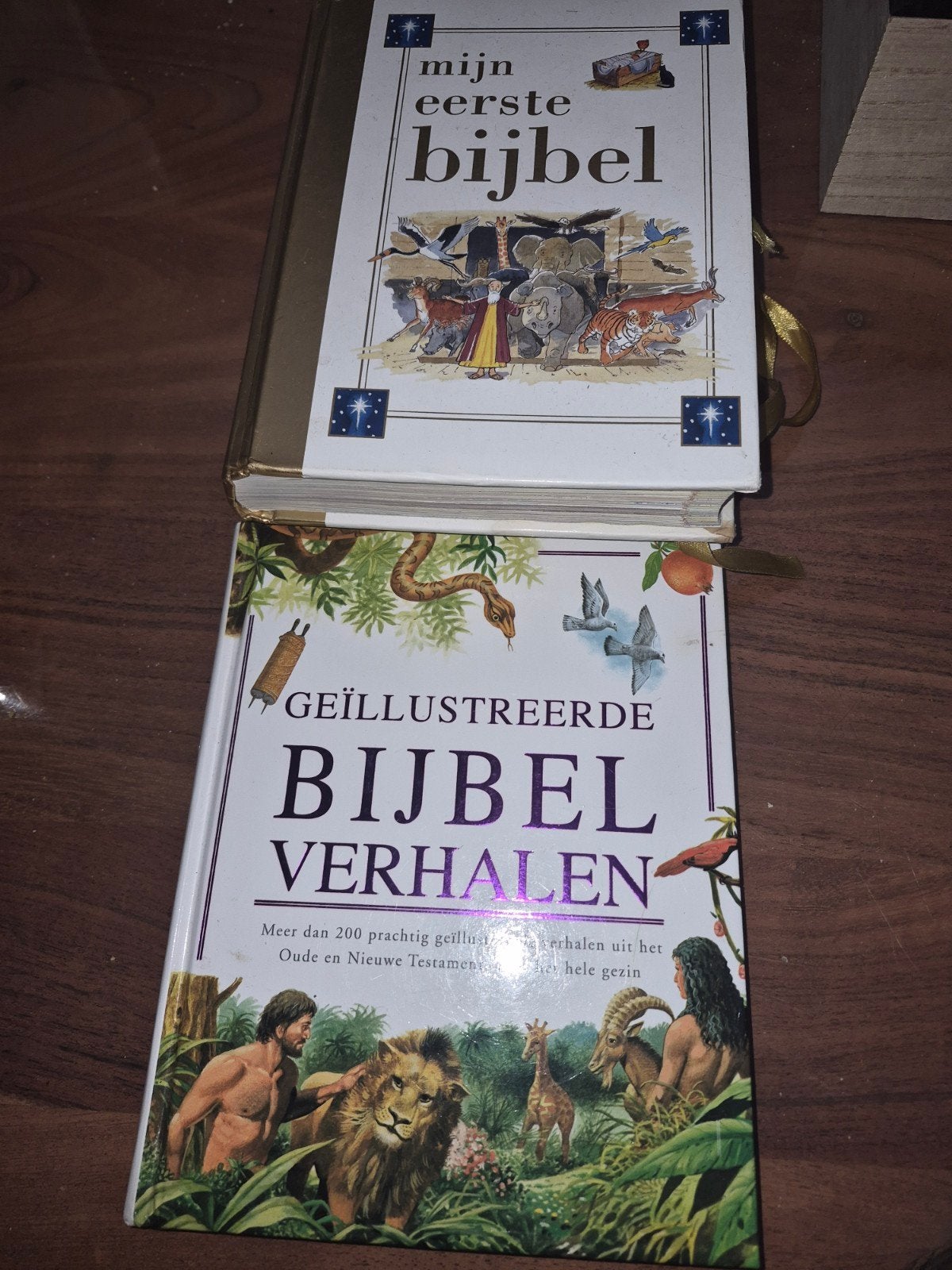 Mijn Eerste Bijbel & Geïllustreerde Bijbelverhalen, Ophalen of Verzenden, Zo goed als nieuw, Diverse auteurs, Christendom | Katholiek