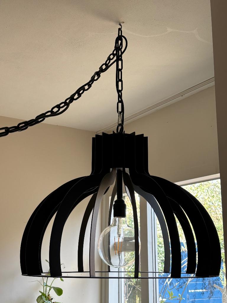 Design hanglamp Cantina – Ztahl – staal – met ketting, Huis en Inrichting, Lampen | Hanglampen, Ophalen, Zo goed als nieuw, Overige materialen