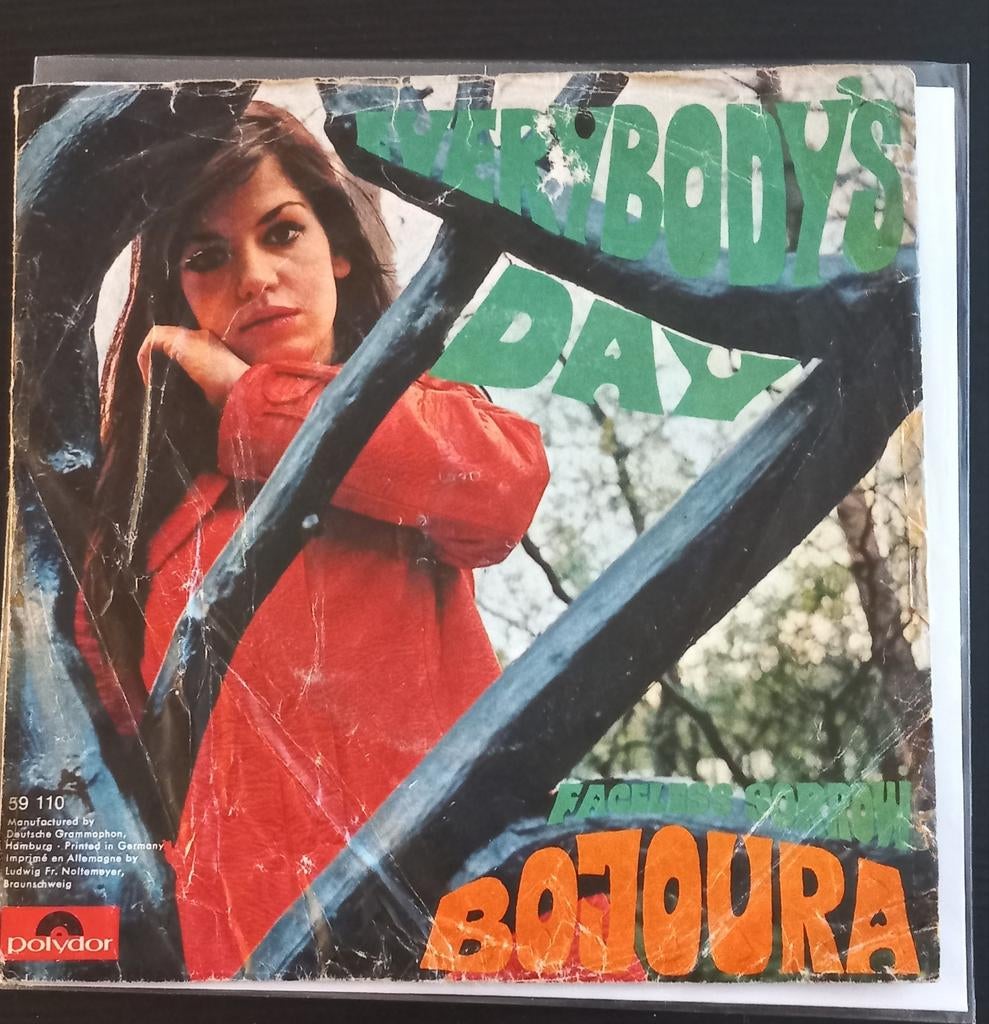 Bojoura Everbodys day 45 FH DUITS NEDERBEAT MONO, Gebruikt, Originele persing, 7 inch, Single