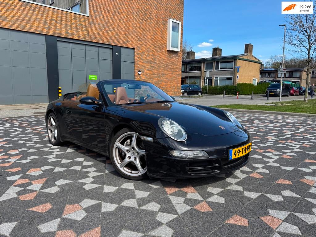 Porsche 911 Cabrio 3.6 Carrera - NL-Auto - Dealer onderhoude, Auto's, Porsche, Automaat, Achterwielaandrijving, Gebruikt, 4 stoelen