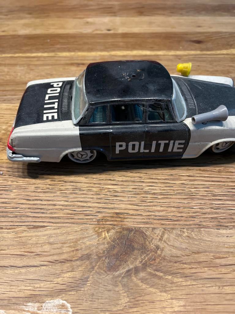 Vintage Blikken Auto Politie Speelgoedauto, Kinderen en Baby's, Speelgoed | Speelgoedvoertuigen, Ophalen, Gebruikt
