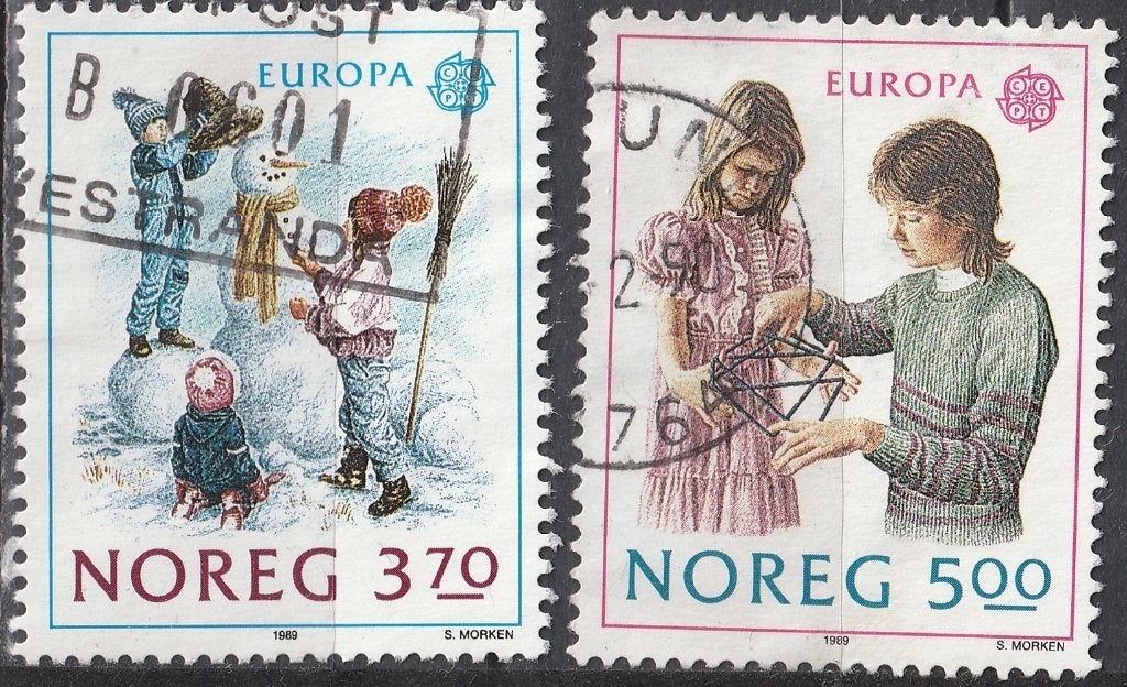 Noorwegen Michel nr. 1019-1020 Gebruikt, Postzegels en Munten, Postzegels | Europa | Scandinavië, Verzenden, Noorwegen, Gestempeld
