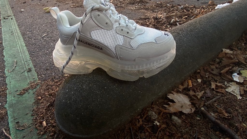 Originele Balenciaga Triple S Sneakers Wit – Maat 37, Balenciaga, Wit, Ophalen of Verzenden, Sneakers of Gympen