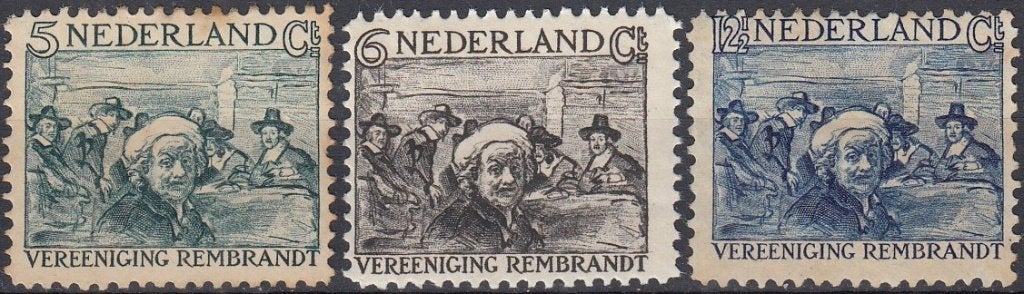 Nederland 2.28.1- 1930- Rembrandt- NVPH-229 -NVPH-231- O, Verzenden, T/m 1940, Postfris