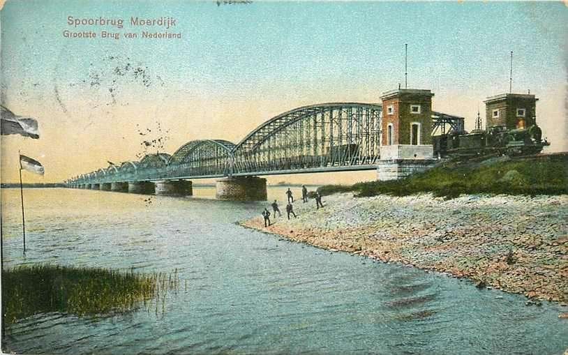 377-330-007 Moerdijk Spoorbrug, Verzamelen, Verzenden, Voor 1920, Noord-Brabant