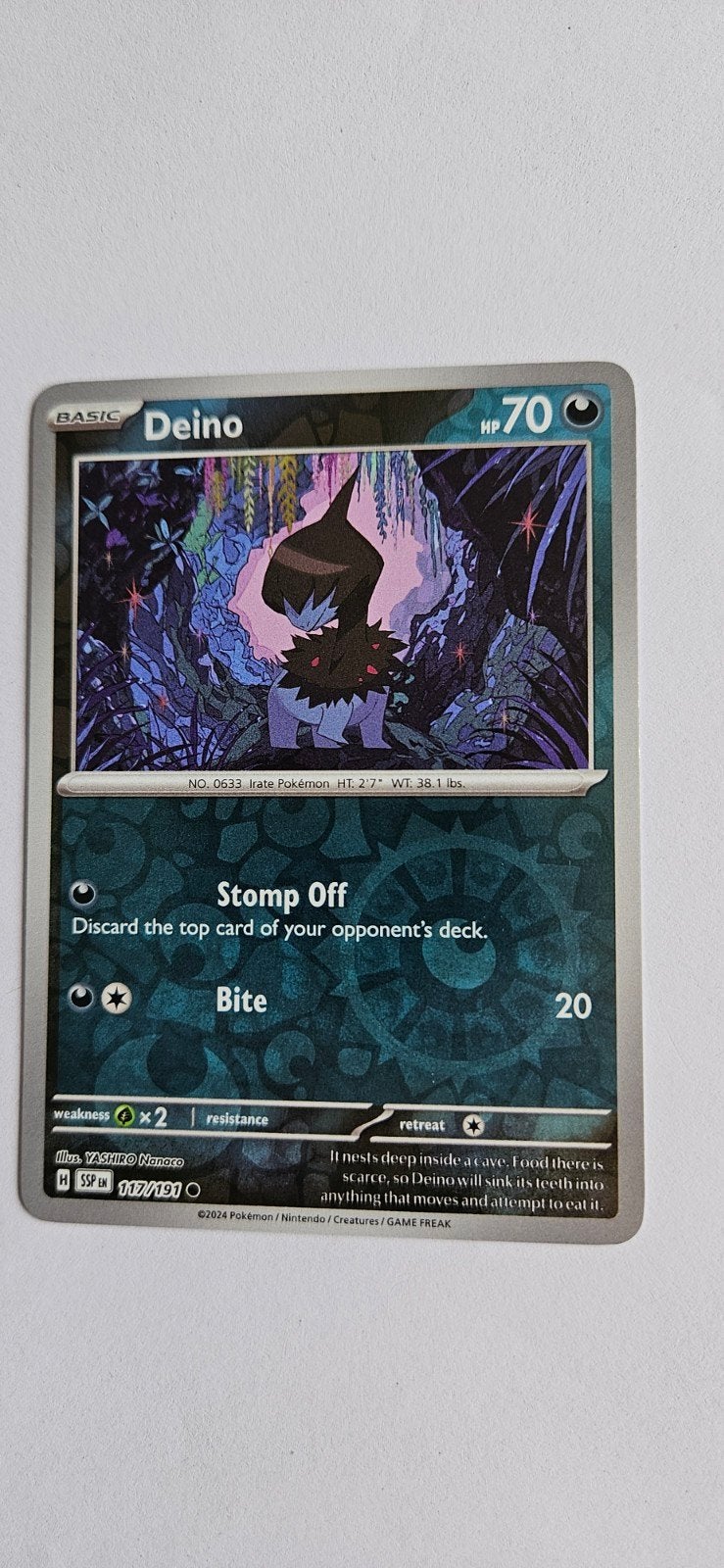 Pokémon Surging Sparks #117, Ophalen of Verzenden, Zo goed als nieuw