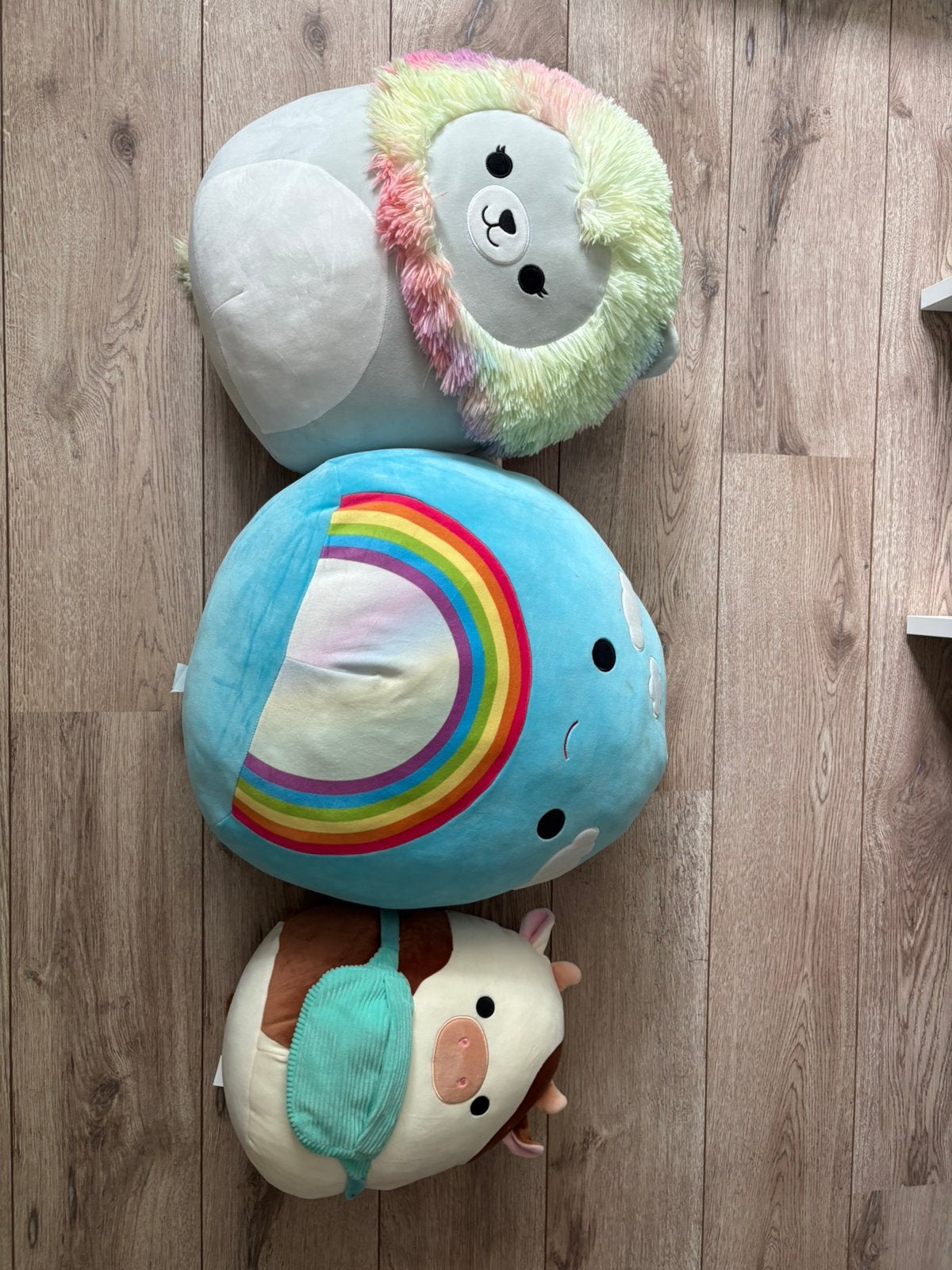 3 grote squishmallows originele, Ophalen, Zo goed als nieuw, Overige typen