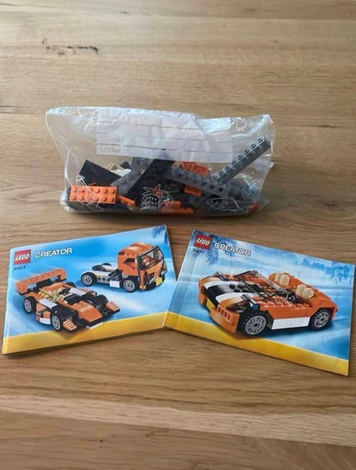 Lego Creator set 31017 auto 3 in 1, Ophalen of Verzenden, Zo goed als nieuw