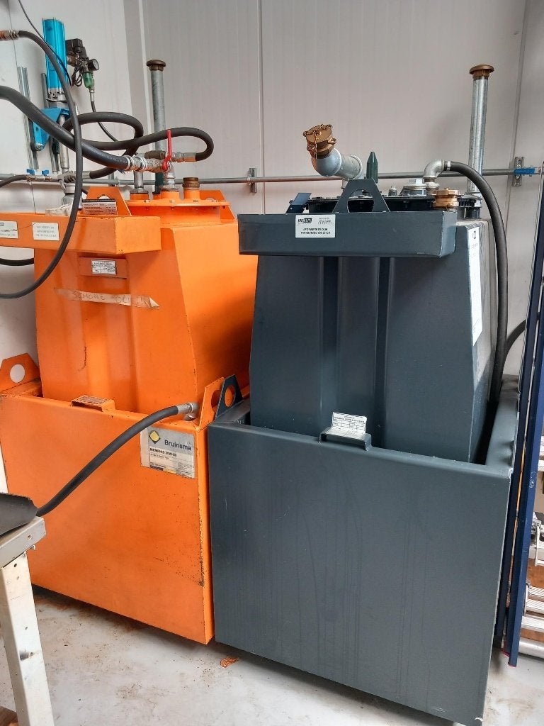 Olietanks, Ophalen, Gebruikt