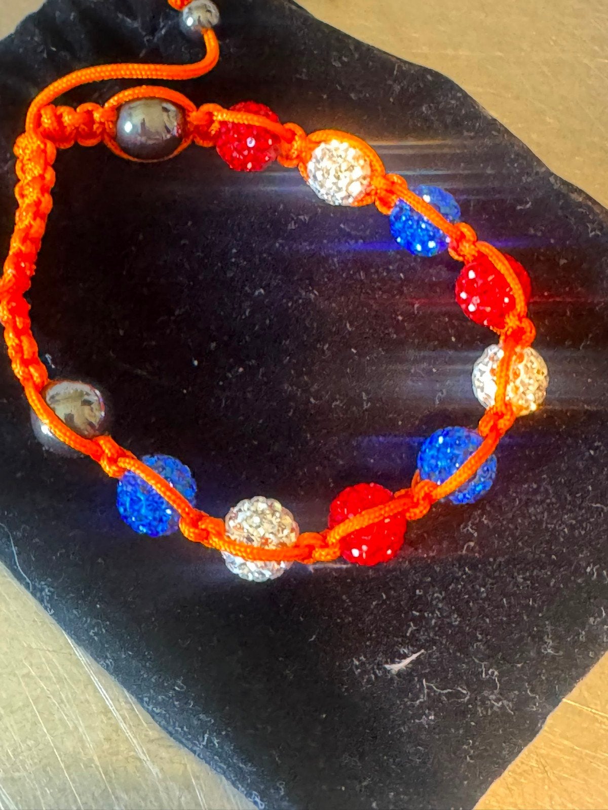 Karma oranje - holland kristallen kralen armband, Sieraden, Tassen en Uiterlijk, Ophalen of Verzenden, Nieuw