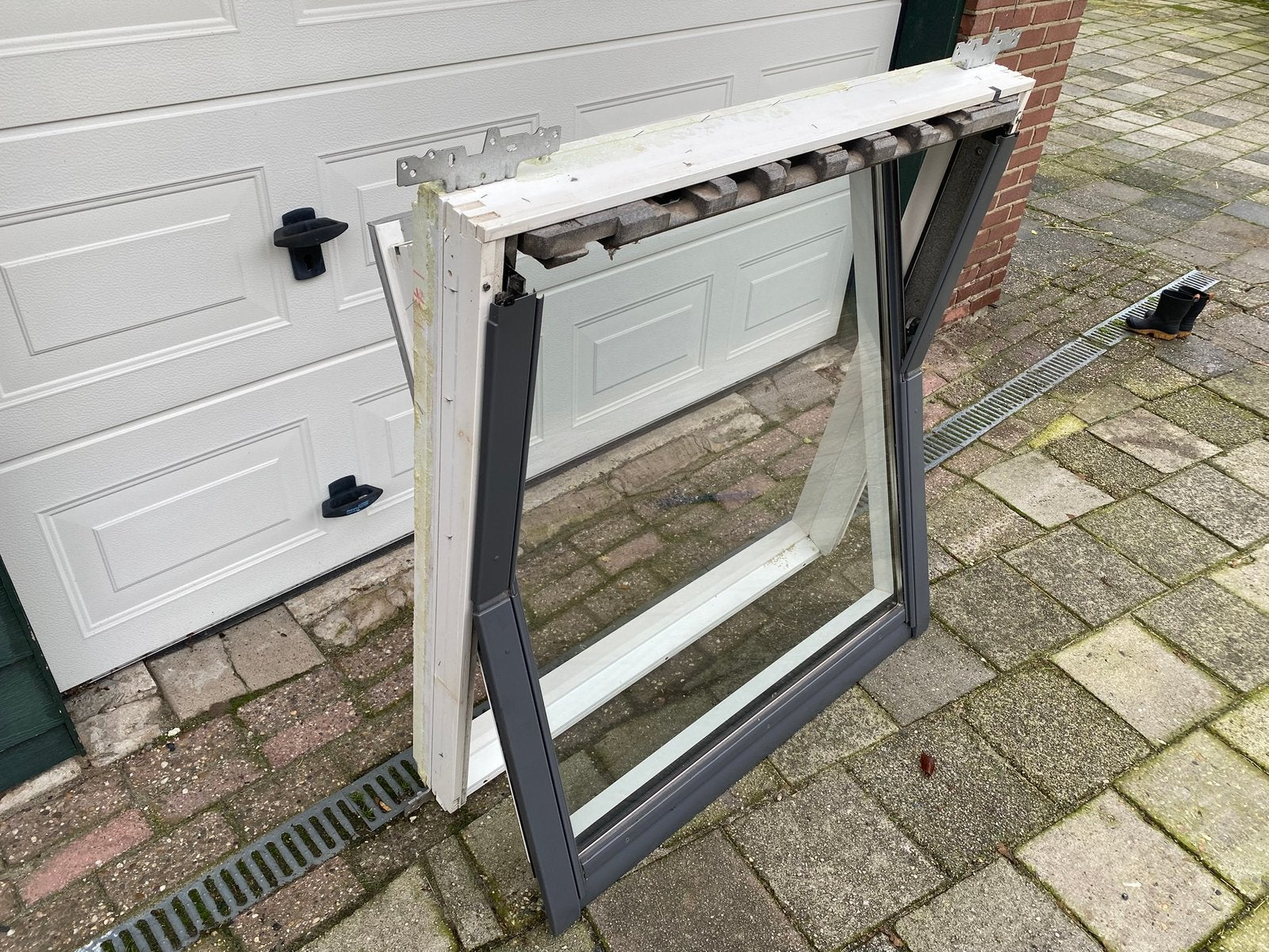 VELUX GGL SK06 Dakraam 114x118 HR++ Compleet Wit, Ophalen, 80 tot 120 cm, 80 tot 120 cm, Zo goed als nieuw