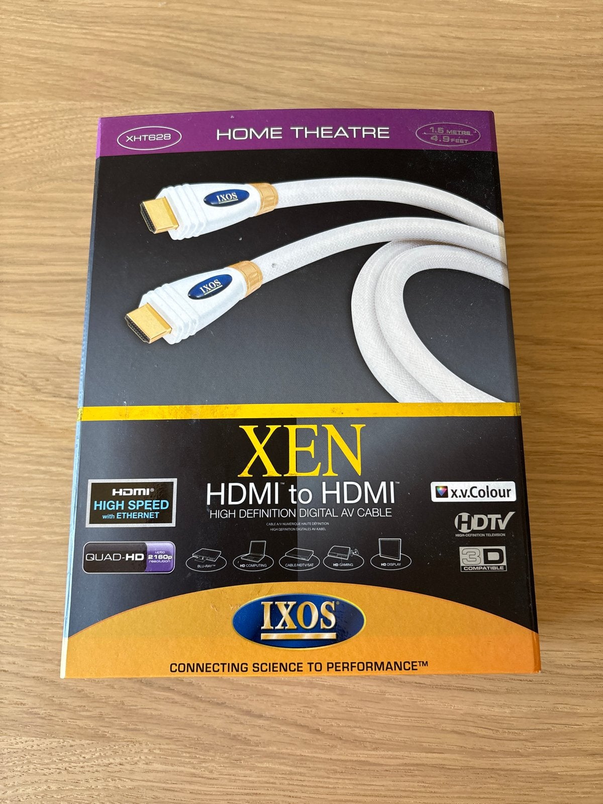 IXOS XHT628 HDMI-kabel - 1.5 meter, Ophalen, Nieuw, Minder dan 2 meter, HDMI-kabel
