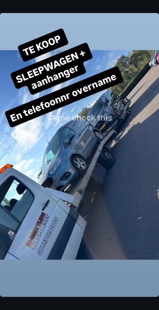 H- restyling Sleepdienst Te koop, ter overname, Ophalen