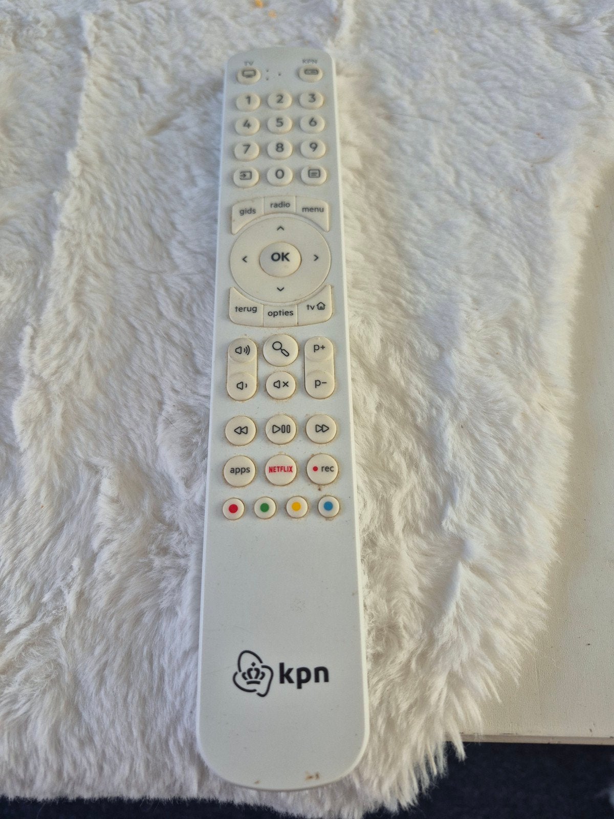 KPN afstandsbediening voor TV en ontvanger, Ophalen of Verzenden, Gebruikt, Origineel, Tv
