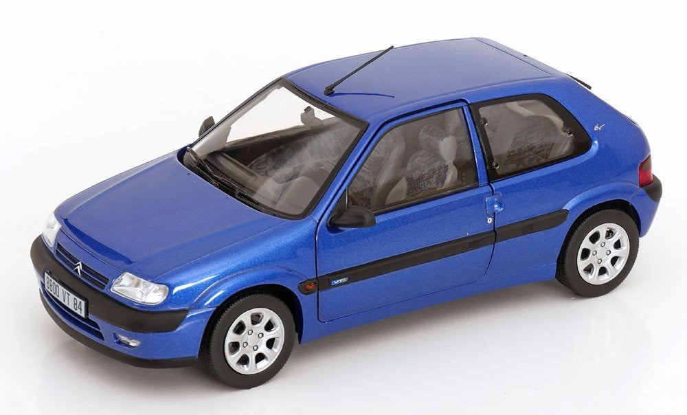 Norev 1:18 Citroen Saxo VTS 1996 Poseidon Blue, Hobby en Vrije tijd, -, Nieuw, Norev, Ophalen of Verzenden