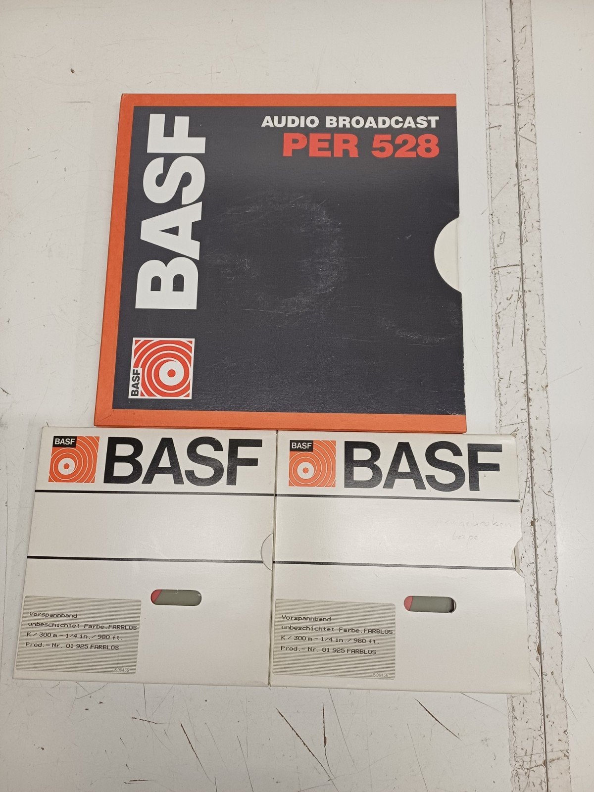 Basf PER 528 en K/300M banden voor bandrecorder, Ophalen of Verzenden, Onderdeel