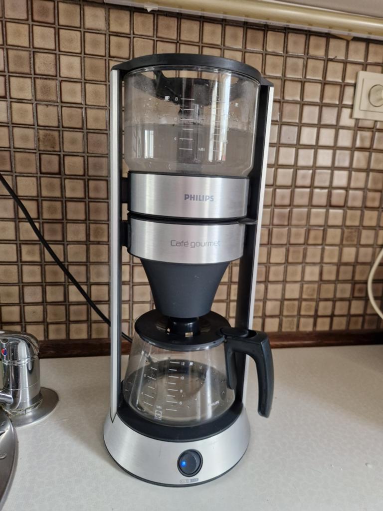 Philips Café Gourmet HD5410 Koffiezetapparaat, Witgoed en Apparatuur, Koffiezetapparaten, Gebruikt, 10 kopjes of meer, Koffiemachine