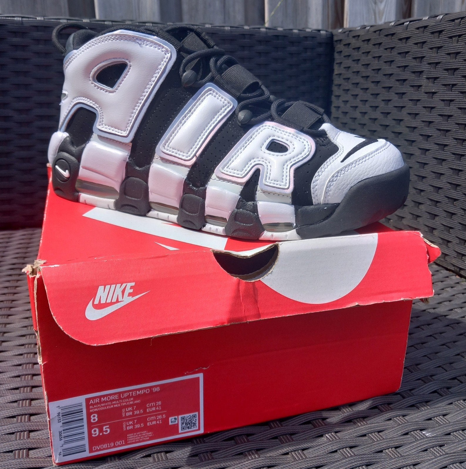 Nike Air More Uptempo '96 - Zo goed als nieuw, Ophalen, Zwart, Nike, Sneakers of Gympen