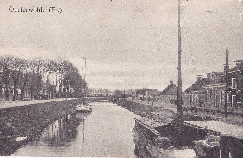 Oosterwolde. No 2 (Schepen), Verzamelen, Ansichtkaarten | Nederland, Ophalen of Verzenden, Voor 1920, Gelopen, Friesland