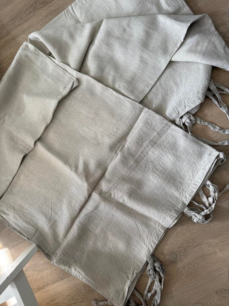 Linnen gordijnen met lussen Bloom, Ophalen, Zo goed als nieuw, 100 tot 150 cm, 200 cm of meer