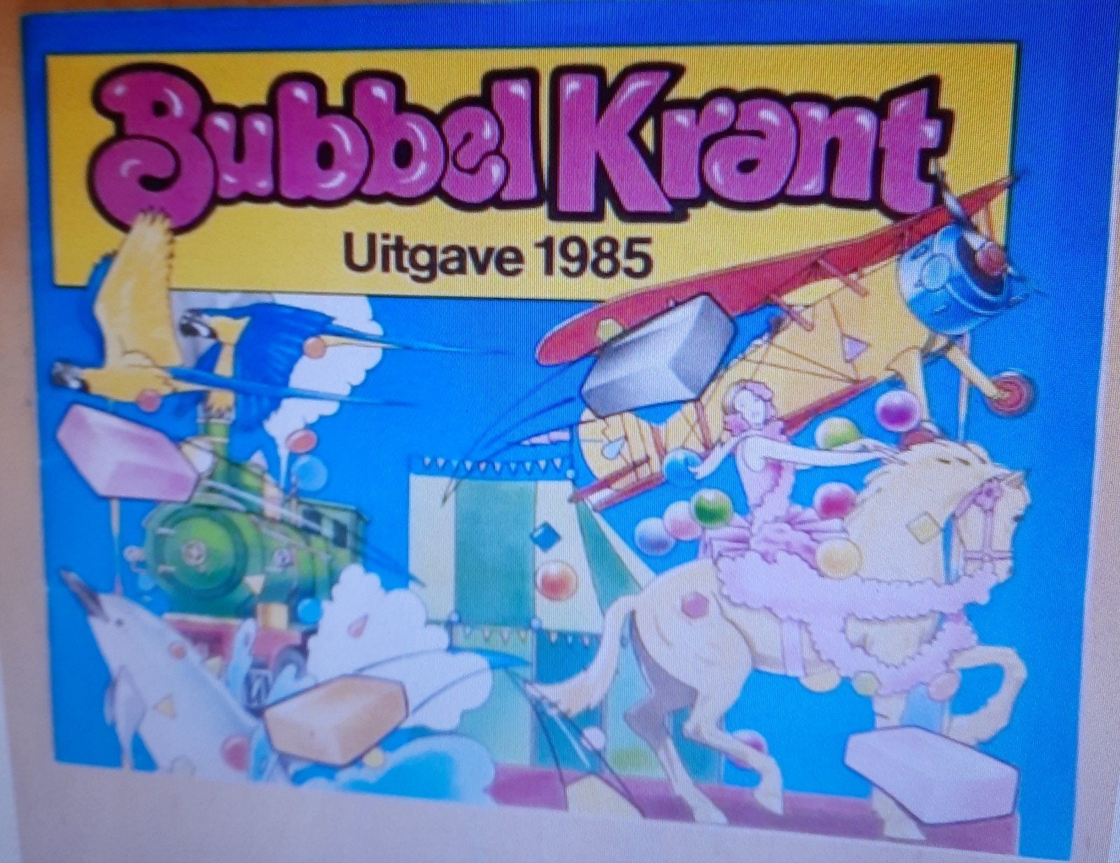 BUBBLICIOUS - KAUWGOM BOEKJE 1985, Ophalen of Verzenden