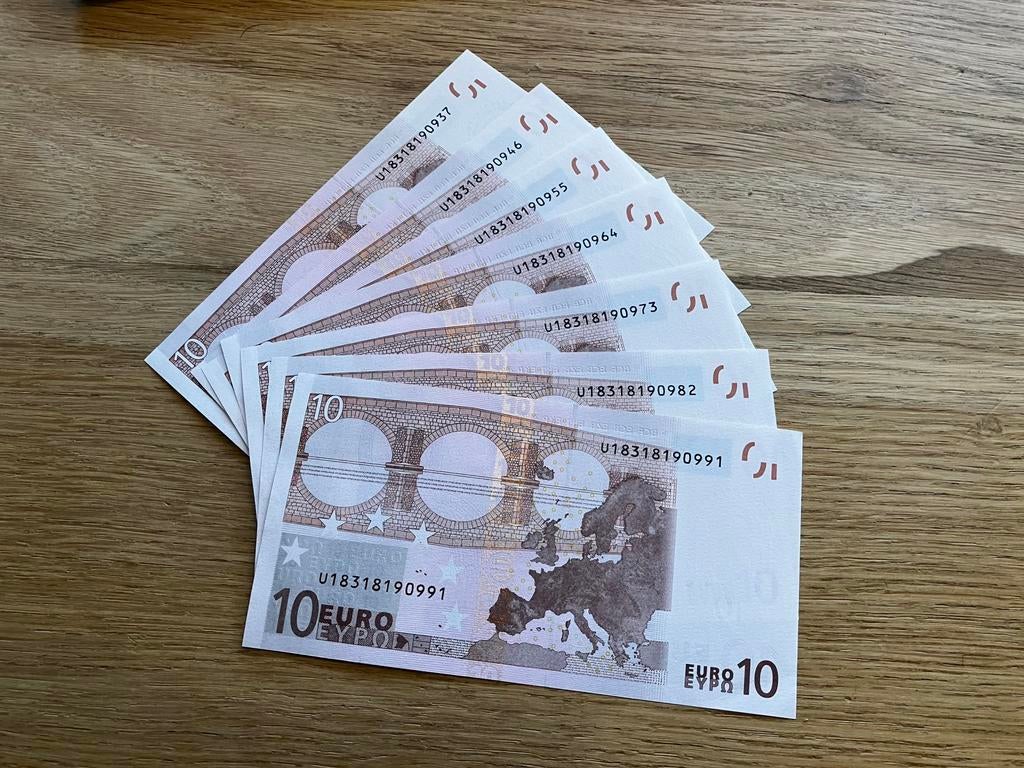 €10,- Duisenberg - Frankrijk (U) - UNC, Postzegels en Munten, Bankbiljetten | Europa | Eurobiljetten, Ophalen of Verzenden, Frankrijk